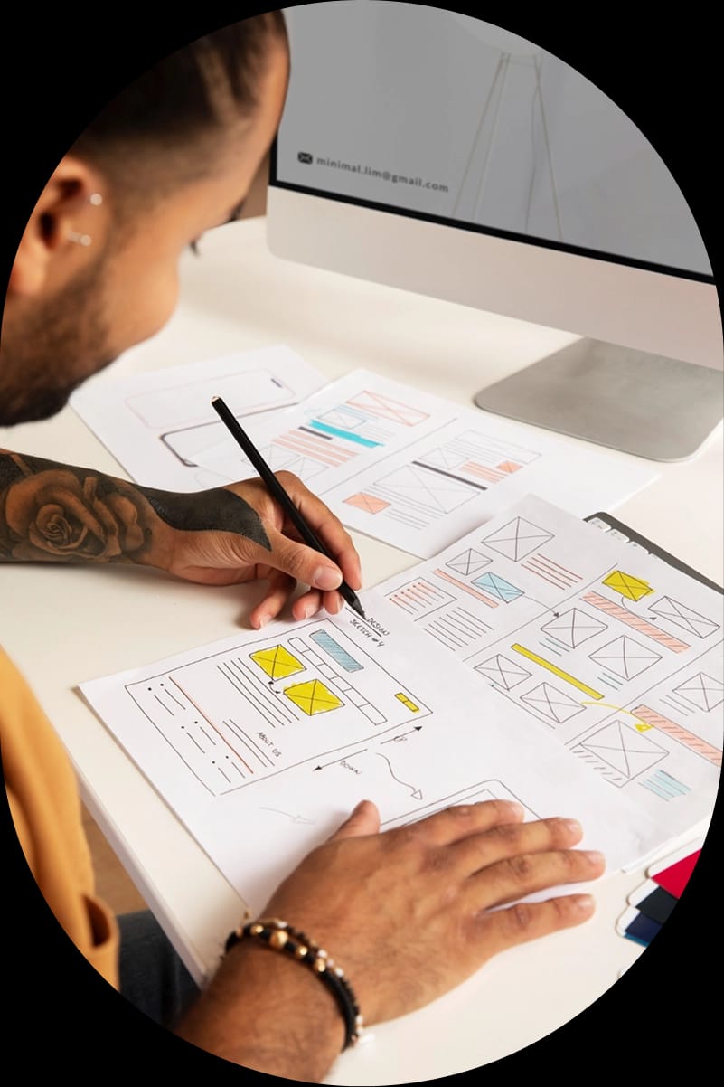 UI/UX Wireframes & Design